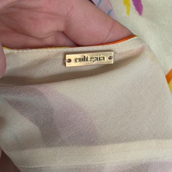 Cult Gaia Trysta Draped High-Low Floral-Print Maxi Dress - Picture 6 of 7